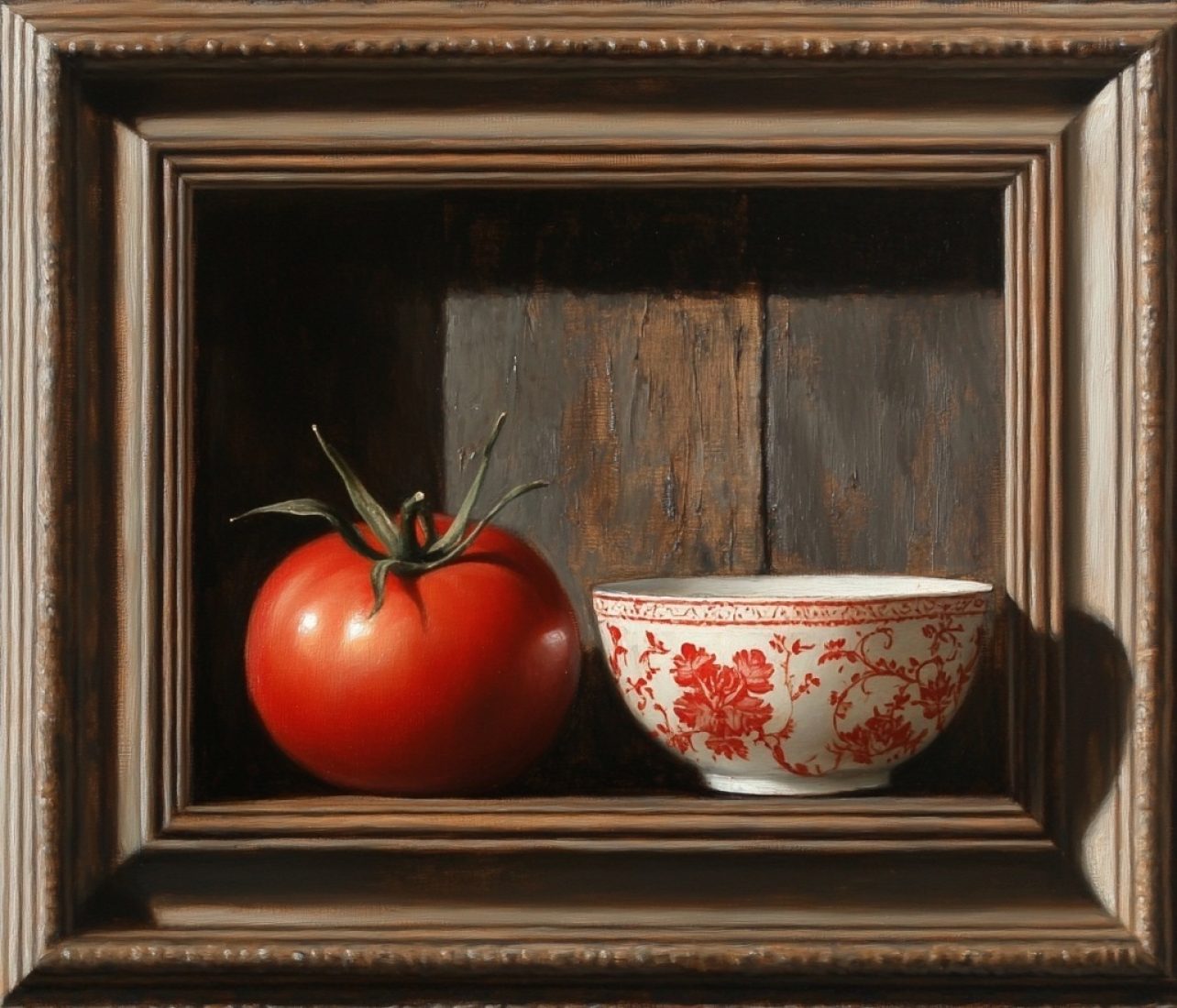 Натюрморт с томатом