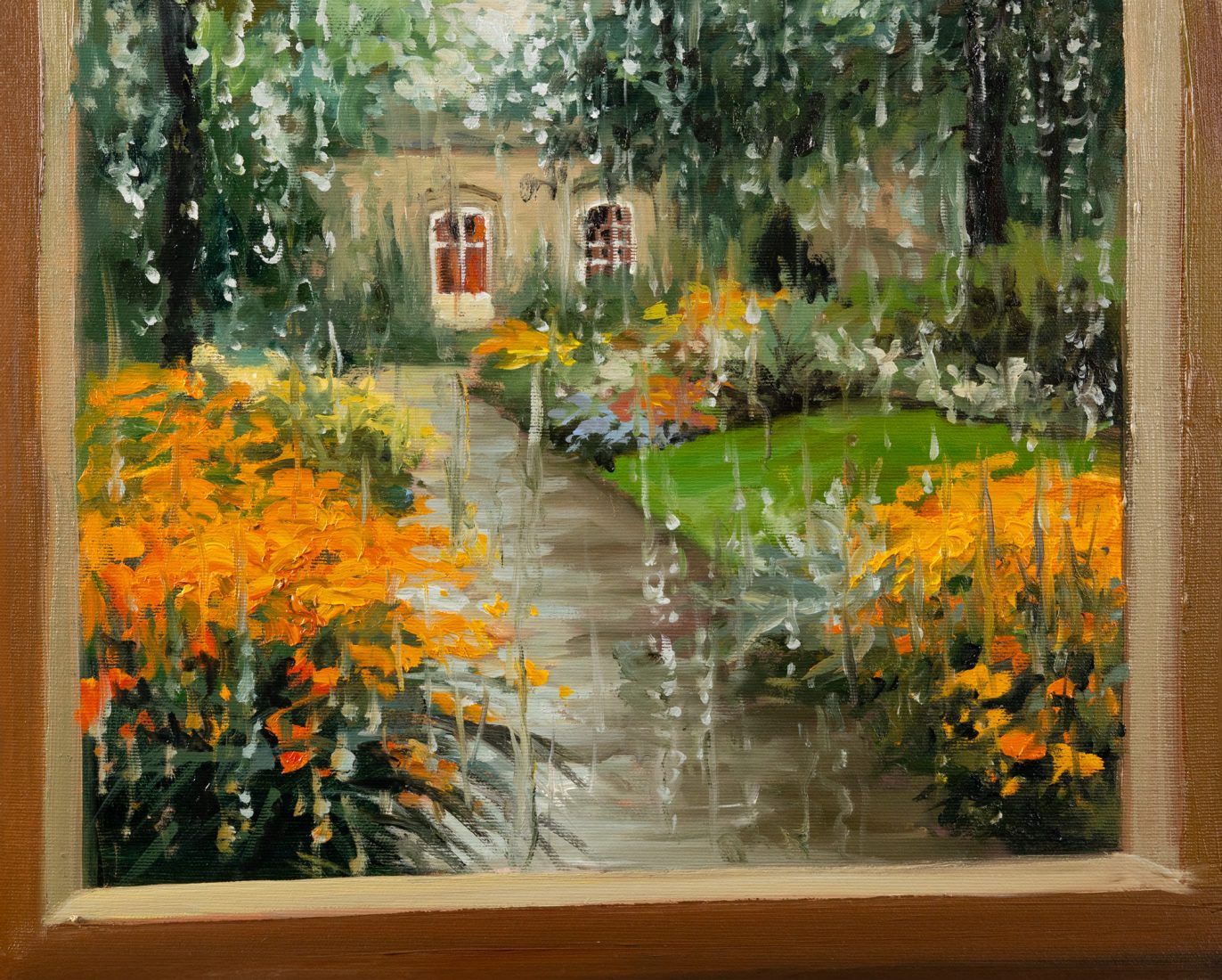 Осенний дождь за окном