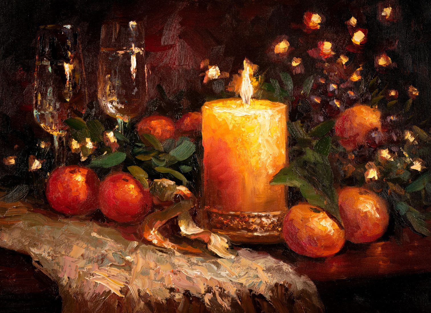 Мандариновый вечер