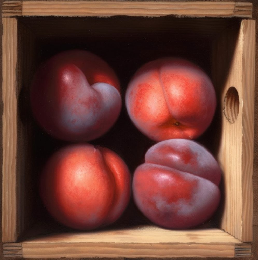 pzubov_three_peaches_in_a_wooden_box_light_purple_and_crimson_e1e2b88e-beb5-483d-9129-1072ffe648f2